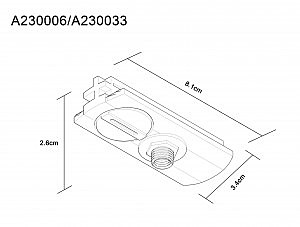 Коннектор питания Arte Lamp Track Accessories A230033