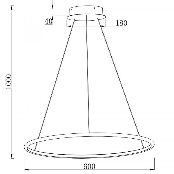 Подвесная светодиодная люстра Rapid Arte Lamp A2500SP-1WH
