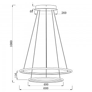 Подвесная люстра Arte Lamp Rapid A2500SP-2WH