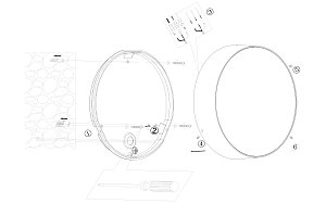 Уличный потолочный светильник Maytoni Zon IP O431CL-L30B4K