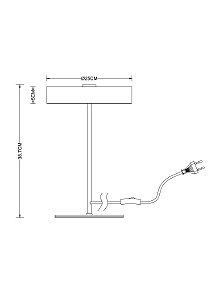 Настольная лампа Arte Lamp Elnath A5038LT-3WH