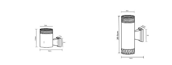 Уличный настенный светильник Arte Lamp Piautos A1926AL-1BK