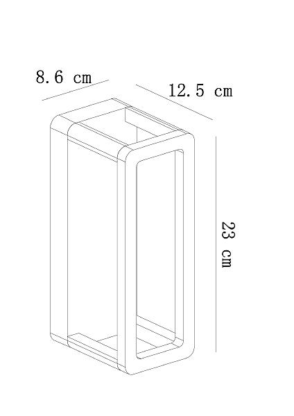 Уличный настенный светильник Arte Lamp Hassaleh A3374AL-1BR