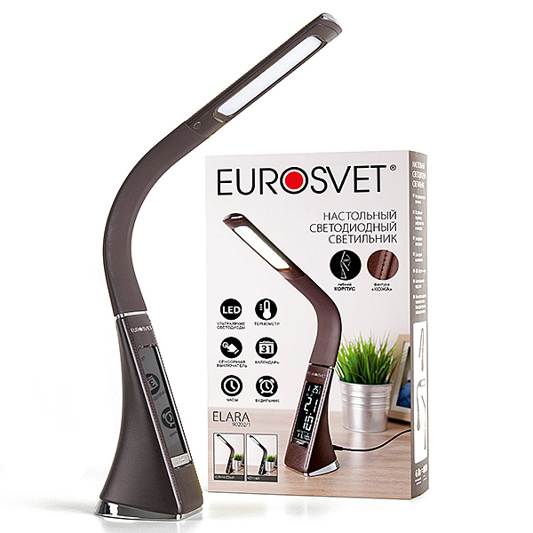 Офисная настольная лампа Eurosvet Elara 90202/1 черный