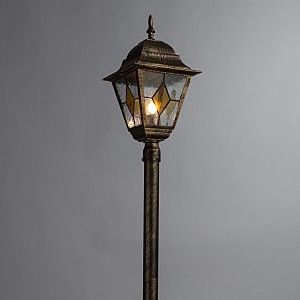 Столб фонарный уличный Arte Lamp BERLIN A1016PA-1BN