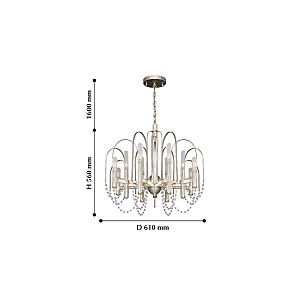 Подвесная люстра Favourite La Salute 2308-12P