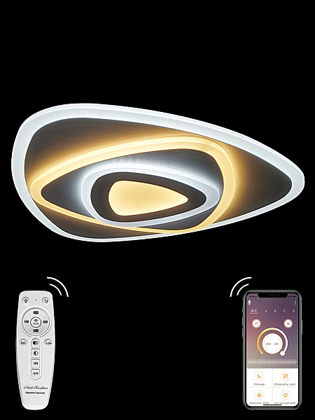 Потолочная светодиодная люстра LED Natali Kovaltseva LED LAMPS 6058