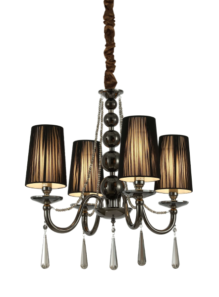 Подвесная люстра Lumina Deco Fabione LDP 1200-4 BK