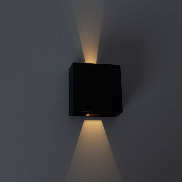 Уличный LED настенный светильник Arte Lamp Algol A1445AL-1BK