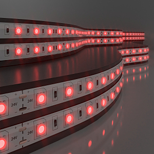 <span>LED лента Elektrostandard Лента светодиодная 60Led 14,4W IP65 красный (5050 24V 60Led 14,4W IP65) 5000мм Красный свет IP65</span>