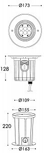 Уличный встраиваемый Deko-Light Soft Flex 730267