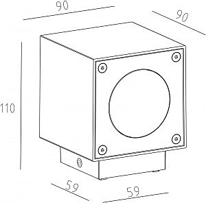 Уличный настенный светильник Deko-Light Cubodo 730329