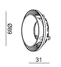 Отражатель-кольцо II черный для Series Uni Deko-Light Uni 930371