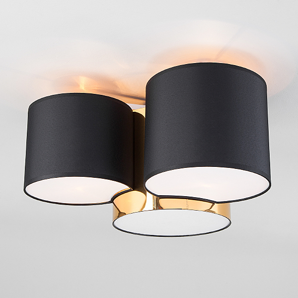 Потолочная люстра TK Lighting Mona 3445 Mona Black/Gold