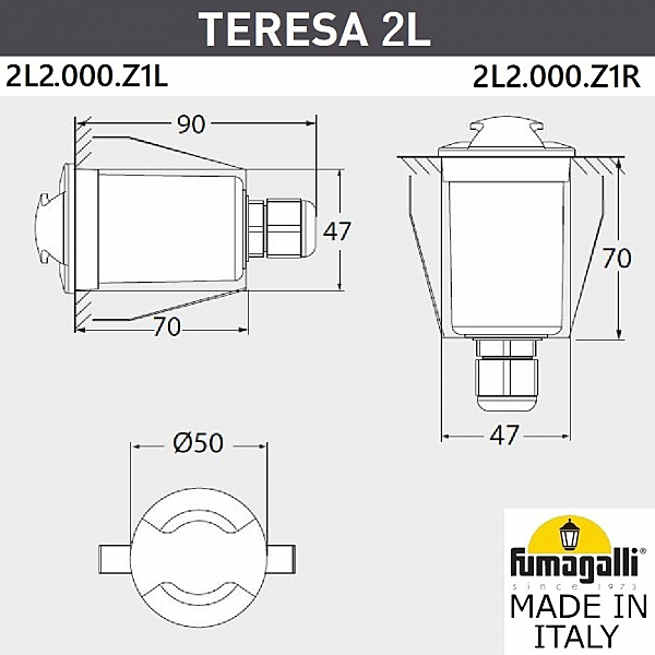 Уличный встраиваемый Fumagalli Teresa 2L2.000.000.LXZ1L