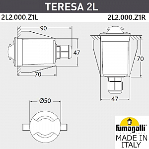 Уличный встраиваемый Fumagalli Teresa 2L2.000.000.LXZ1L