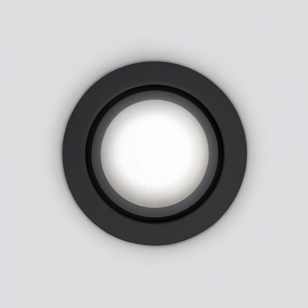 Встраиваемый светильник Elektrostandard 15267/LED 15267/LED 7W 4200K BK/BK черный/черный
