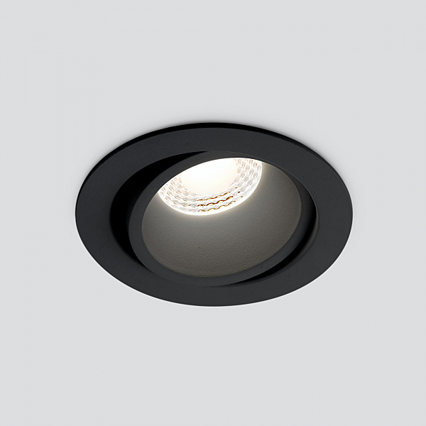 Встраиваемый светильник Elektrostandard 15267/LED 15267/LED 7W 4200K BK/BK черный/черный