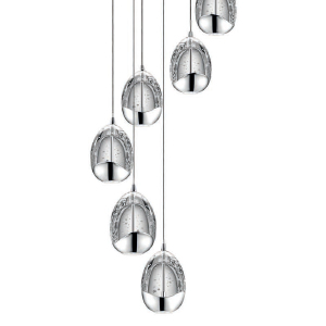 Люстра каскадная Delight Collection Terrene MD13003023-7A chrome