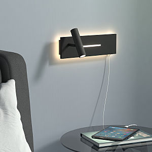 Настенный светильник Elektrostandard Tuo Tuo LED черный (MRL LED 1117)