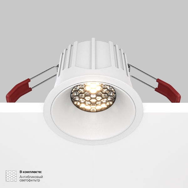 Встраиваемый светильник Maytoni Alfa LED DL043-01-15W4K-RD-W