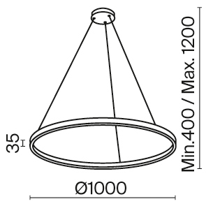 Подвесная люстра Maytoni Rim MOD058PL-L54W3K