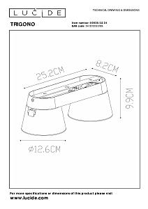 Светильник спот Lucide Trigono 09936/02/31
