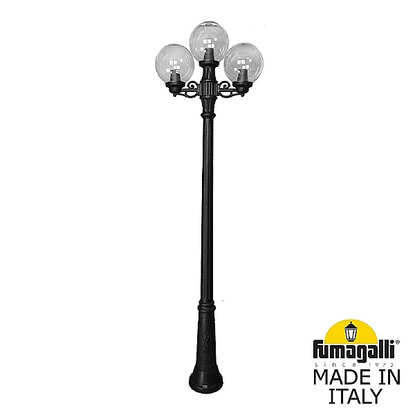 Столб фонарный уличный Fumagalli Globe 250 G25.157.S21.AZF1R