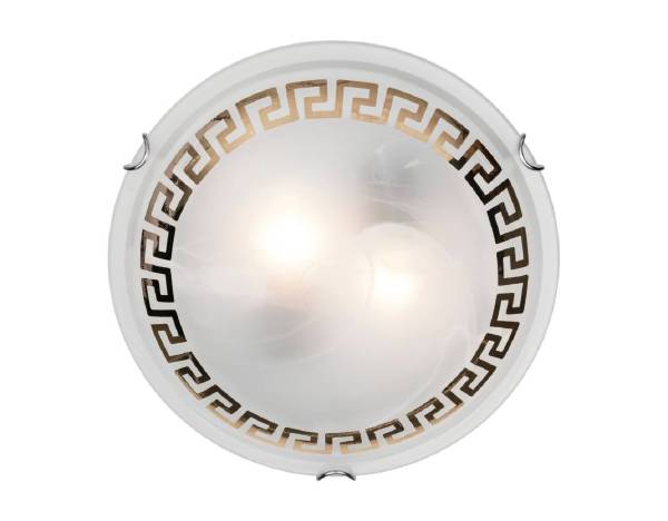 Настенно потолочный светильник Мелодия Света Greece R4001-2W-300 MAT WT+GD 000040381