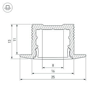 Профиль Arlight Sl-Slim 023719