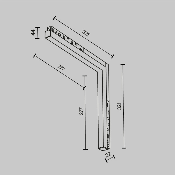 Трековый светильник Maytoni Basis Exility TR102-24W-DS-W