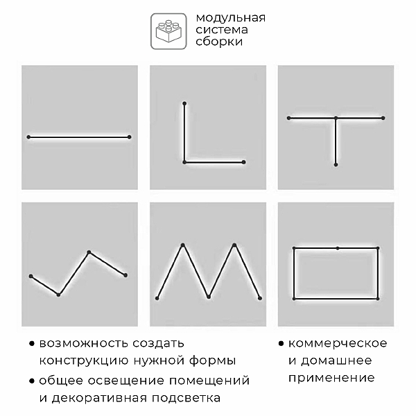 Светильник светодиодный IMEX Thin-Smart IL.0060.5000-1000-BK