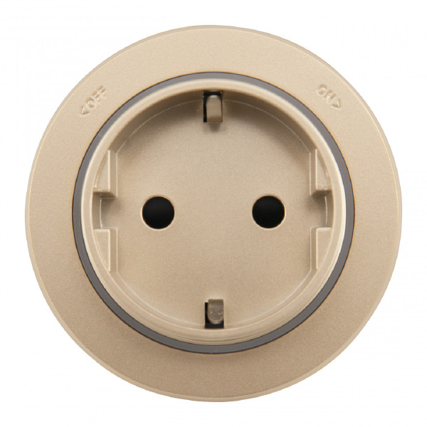 Трековая розетка Arte Milano Am-track-sockets-39 397951TS/ES Gold