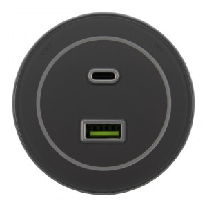 Трековая розетка Arte Milano Am-track-sockets-39 399732TS/USB-Type-C Silver