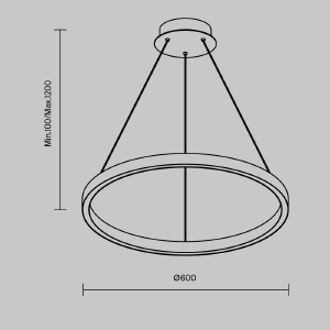 Подвесная люстра Maytoni Rim MOD058PL-L32BK