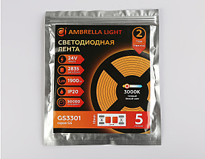 LED лента Ambrella LED Strip 24V GS3301