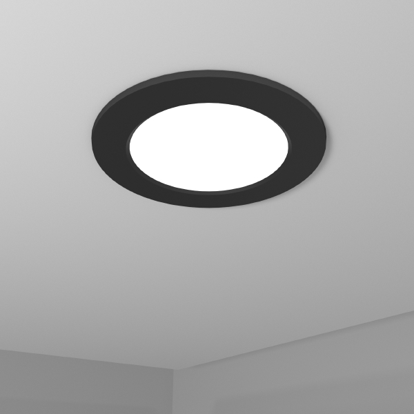 Встраиваемый светильник Interiorlight 7WCCT черный