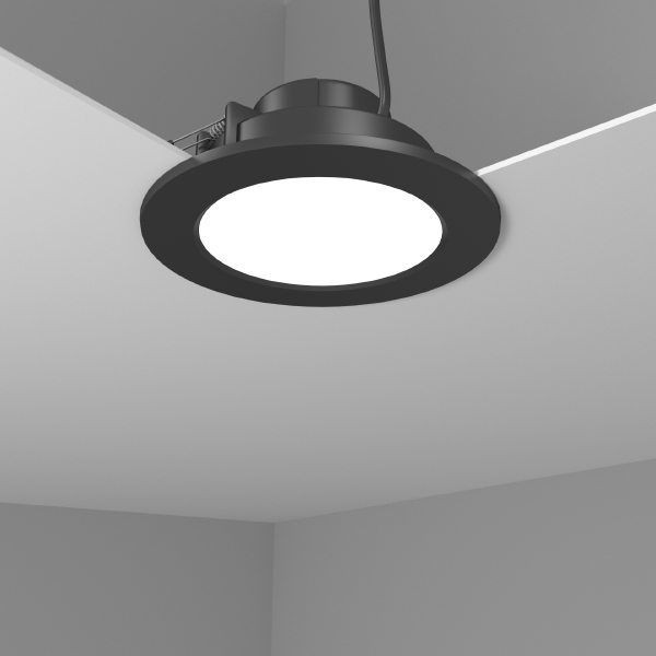 Встраиваемый светильник Interiorlight 7WCCT черный