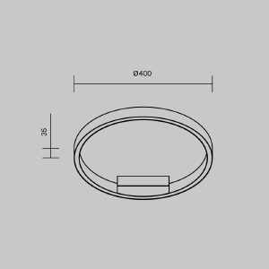 Светильник потолочный Maytoni Rim MOD058CL-L25WK