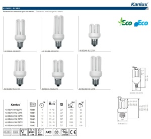 Лампа люминесцентная Kanlux 4U 10680