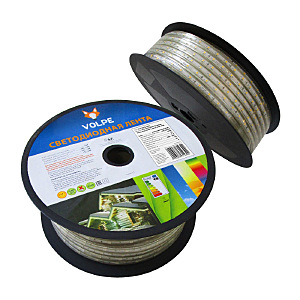 <span>LED лента Volpe ULS-Q215 5050-30LED/m-14mm-IP67-220V-7,2W/m-25M-RGB бобина 25000мм  IP67</span>